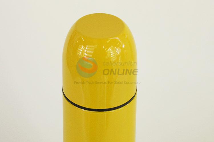 Top Quality Yellow Color Cartoon Girl Pattern 201 Stainless Steel Vacuum Cup Portable Water Bottles