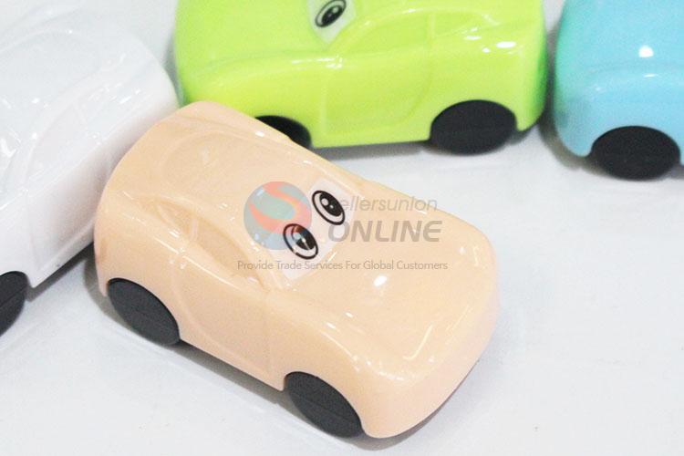 Promotional new style cool cheap car shape 4pcs pencil sharpeners