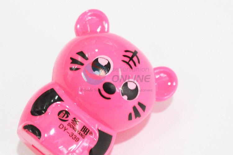 Daily use cheap bear shape 4pcs pencil sharpeners