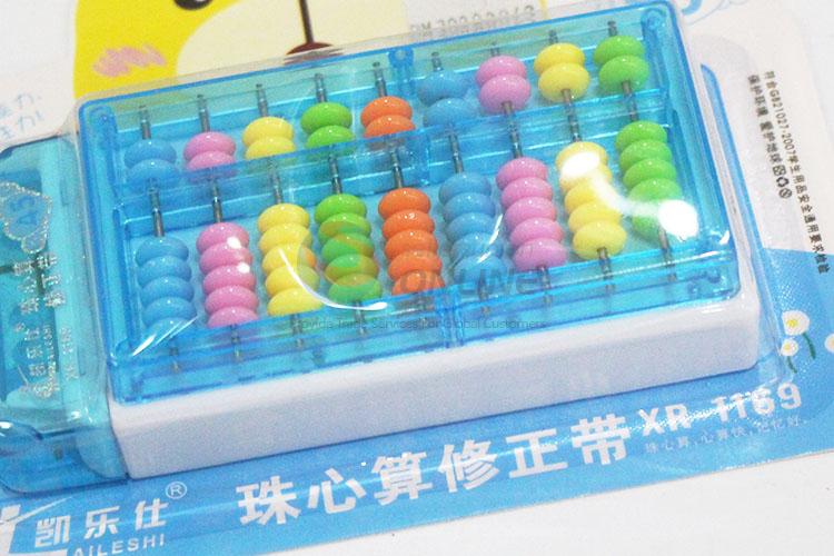 Wholesale cool 2pcs correction tapes with mental abacus calculation