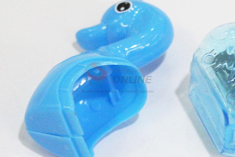 Popular top quality cute swan shape 4pcs pencil sharpeners