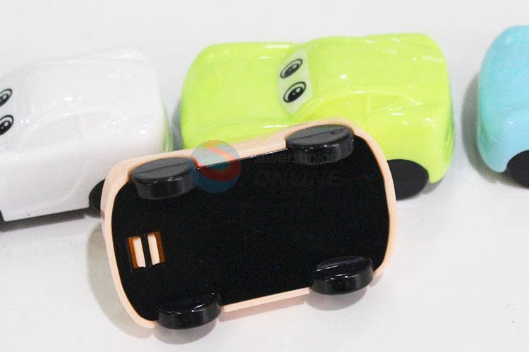 Promotional new style cool cheap car shape 4pcs pencil sharpeners