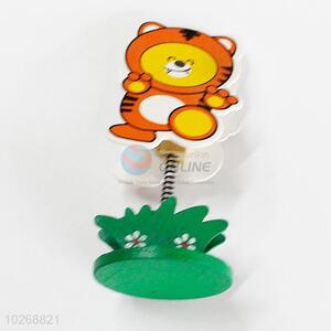 Cute Promotional Clip Cartoon Tiger Shaped Photo Holder Home Decor Arts Crafts Gift