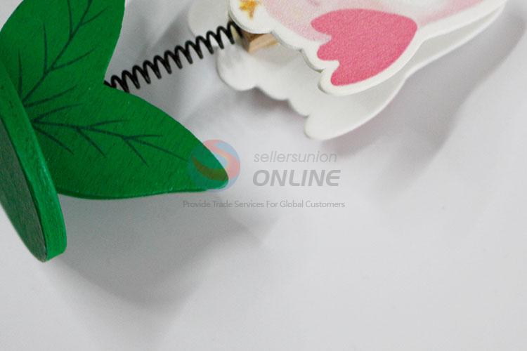 Top Quality Cartoon Owl Shaped Wooden Message Clips