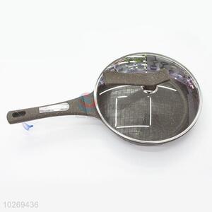 Nice Design Shallow Round Shape Non-stick Frying Pan with Handle