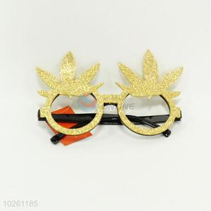 Golden Color Cosplay Glasses Mask for Party