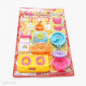 Factory Direct Children Toy Plastic Kitchenware Cooking Set