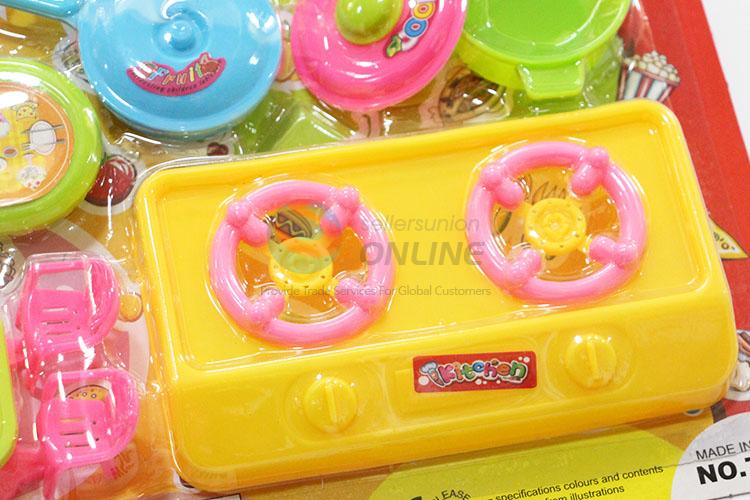 Pretty Cute Preschool Educational Plastic DIY Kitchenware Toy