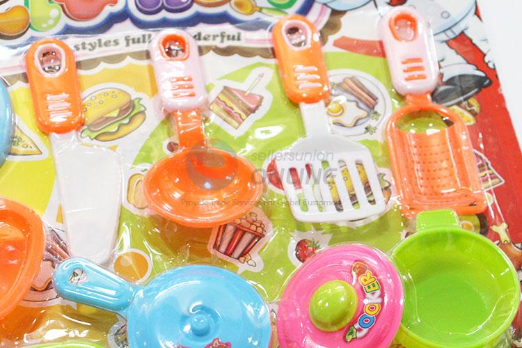 Pretty Cute Preschool Educational Plastic DIY Kitchenware Toy