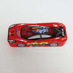 Car Shape Kids Student Iron Metal Pencil Box