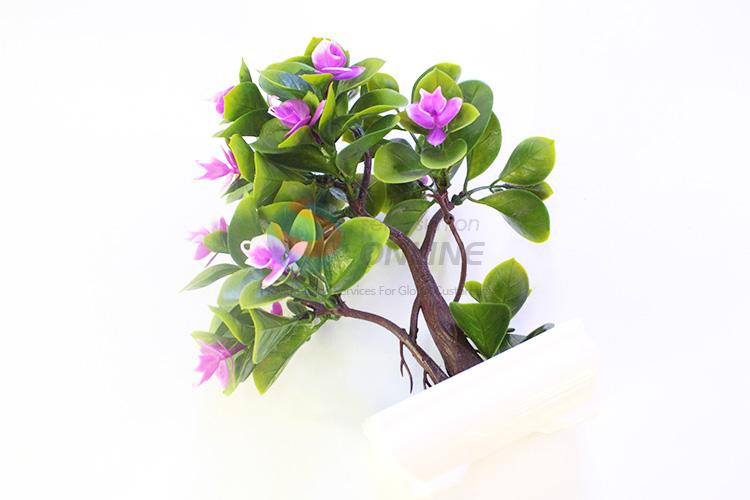 Cheapest high quality artificial flower pot/fake potted plant for promotions