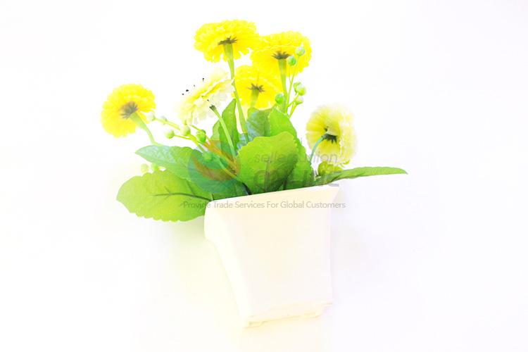 Hot selling new arrival artificial flower pot/fake potted plant