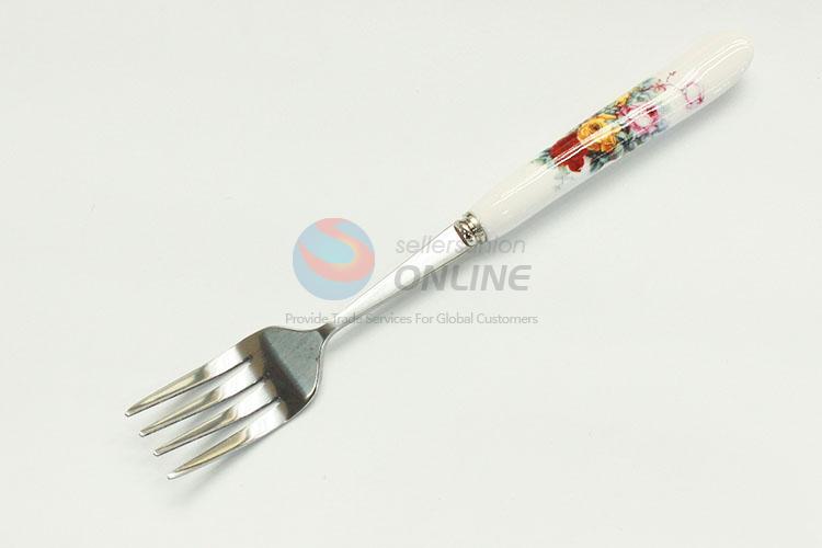 Low price custom flower printingstainless steel fork