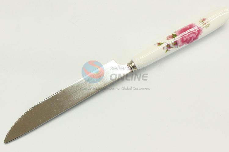 Wholesale low price silver stainless steel dinner knife