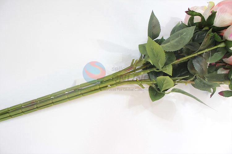 high quality pink  Manufacturer Artificial rose