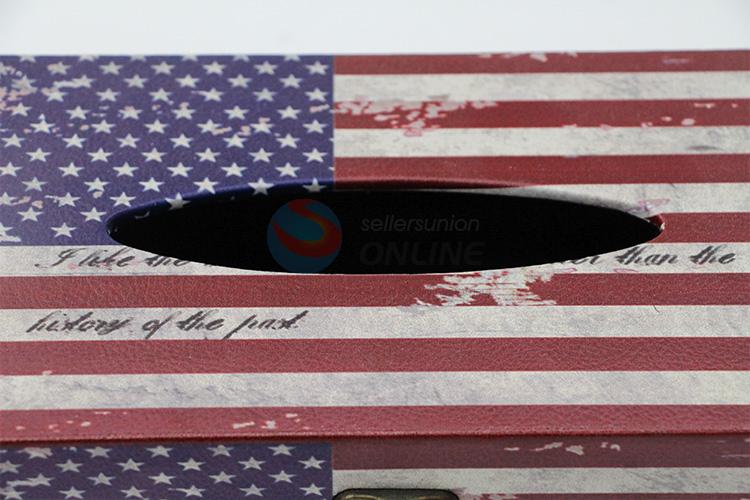 Fancy Design American Flag Paper Towel Box