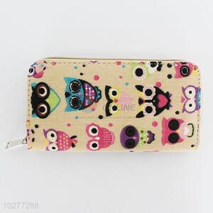 Canvas Purse Women Long Wallet