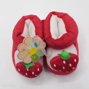 Cheap price strawberry design  baby shoes