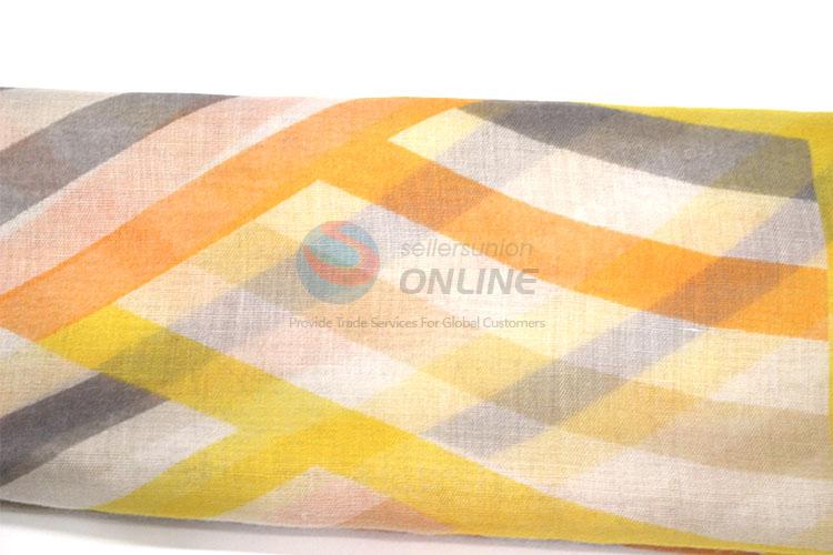 Promotional Yellow Voile Scarf for Women