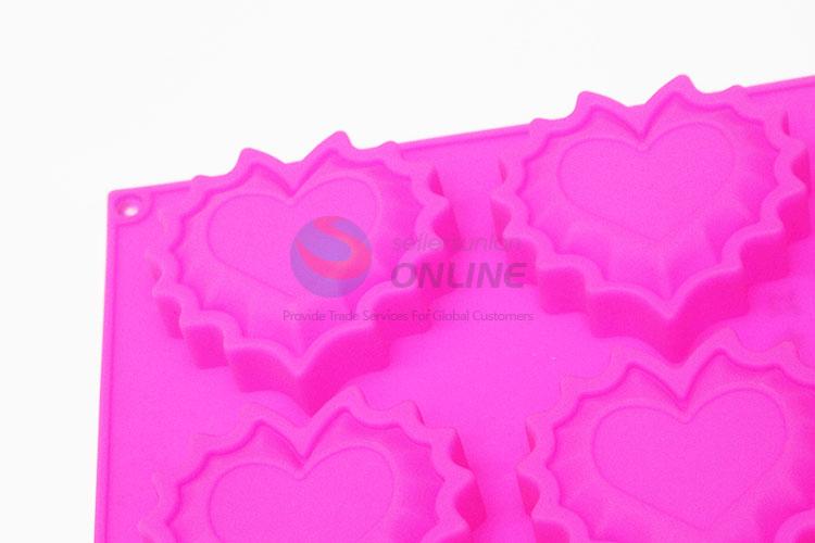 Hot Sale Silica Gel Cake Mold Pink