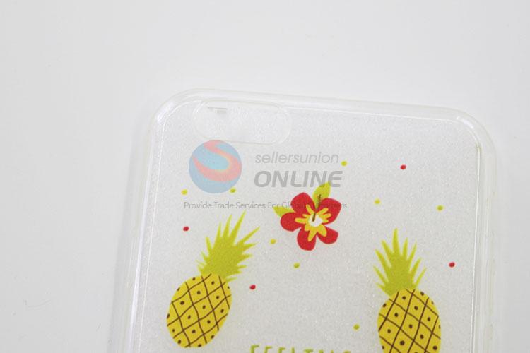 Simple Yellow Pineapple Design Acrylic Mobile Phone Shell for iphone