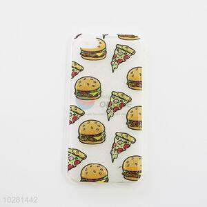 Competitive Price Hamburger and Pizza Pattern Acrylic Mobile Phone Shell for iphone