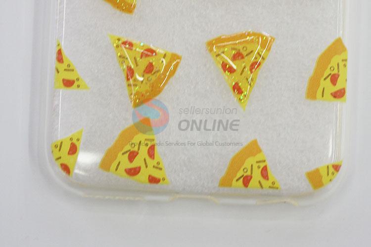 Promotion Gift Delicious Pizza Style Silicone Mobile Phone Shell for iphone