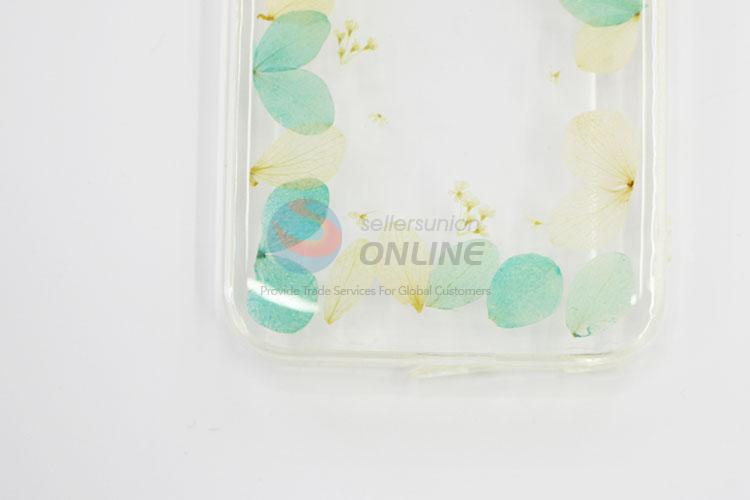 Good Quality Dried Flower Style Transparent TPU Mobile Phone Shell for iphone