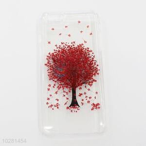 Latest Arrival Red Maple Printed TPU Mobile Phone Shell for iphone