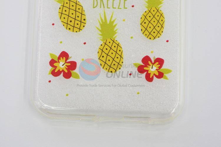 Simple Yellow Pineapple Design Acrylic Mobile Phone Shell for iphone