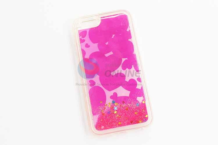 Rose Red Heart Pattern Sand Mobile Phone Shell Phone Case For iphone6/6Plus