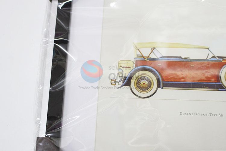 New Arrival Beautiful Vintage Car Printed Oil Painting