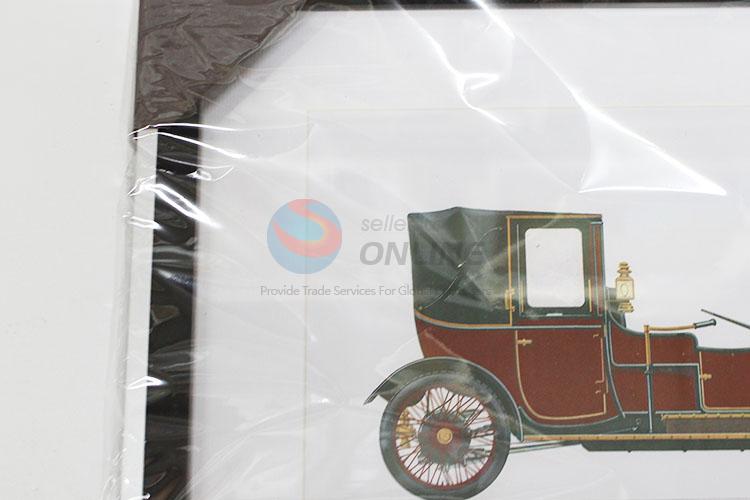 Wholesale Simple Vintage Vehicle Pattern Art Decorative Wall Paintings