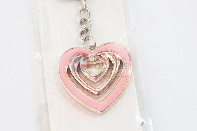 Wholesale best cheap loving heart shape key chain