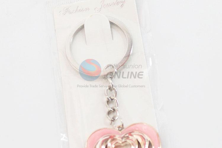 Wholesale best cheap loving heart shape key chain