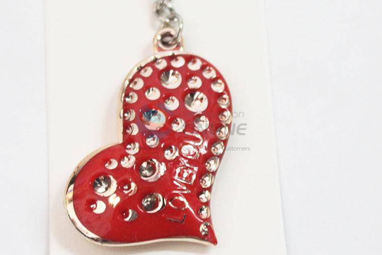 Normal best good loving heart shape key chain