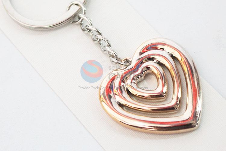 Wholesale best cheap loving heart shape key chain