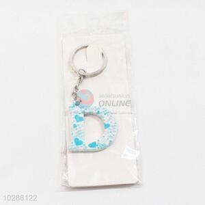 Wholesale top quality D shape key chain