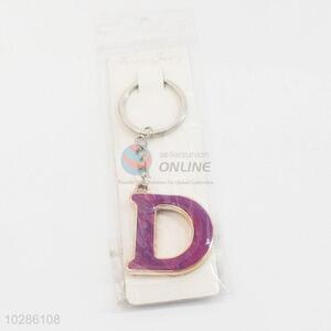 Simple style cheap top quality D shape key chain