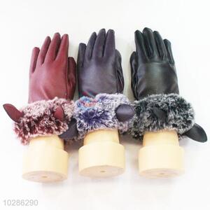 New product top quality cool 3pcs women gloves