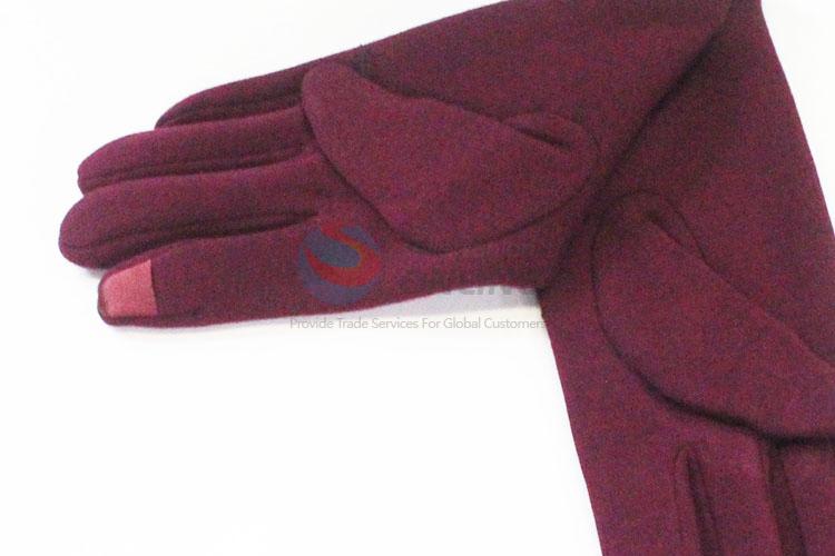 Top quality great colorful 5pcs women gloves