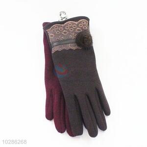 Wholesale top quality 2pcs women gloves