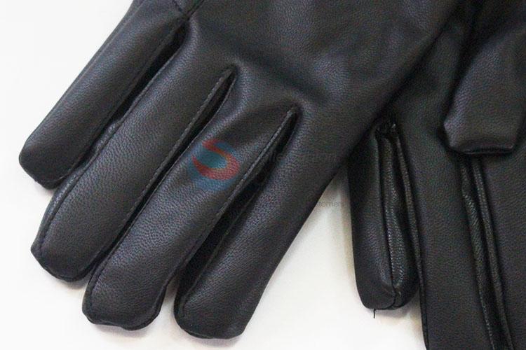 Popular low price daily use black men glove