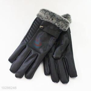 Popular low price daily use black men glove