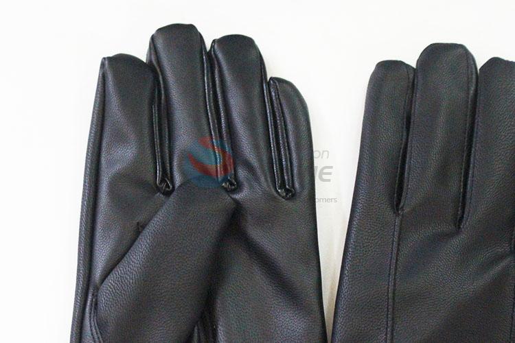 Promotional cheap black men glove