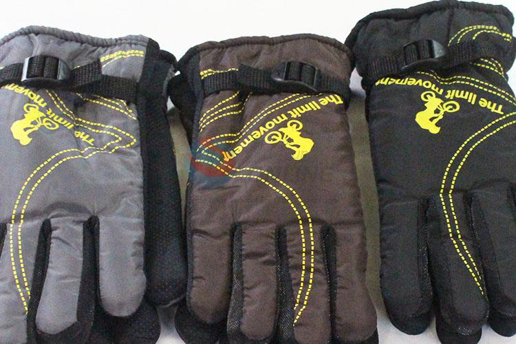 Wholesale cool style soft 3pcs men gloves