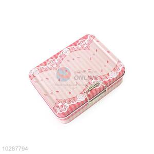 Fashion Design Storage Box Storage Tin Case With Lock