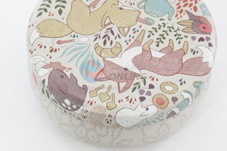 Fashion Design Household  Bowl Shape Storage Box Storage Tin Cans