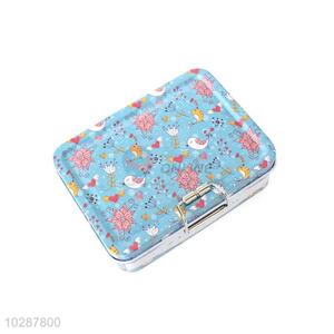 Multipurpose Double Layer Storage Box Tin Contain Storage Case