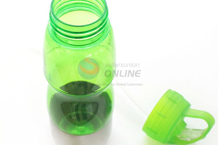 Fashion Style Green Plastic Water Bottle Sports Bottle